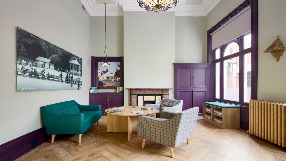 Darlington Library seating room