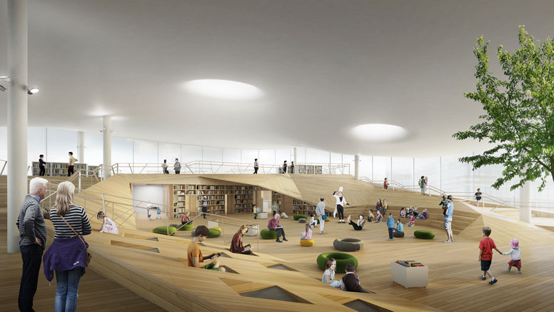 undefinedHelsinki Central Library Children's area by ALA Architects 