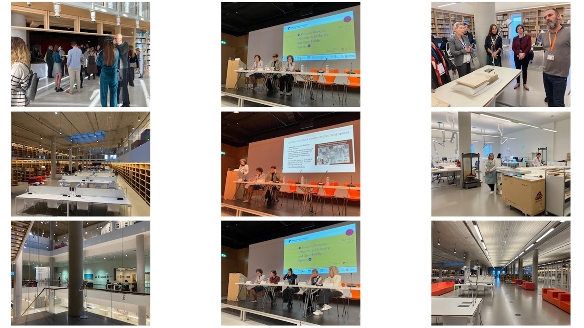 Designing Belonging: Libraries as Inclusive and Open Spaces Conference photo collage