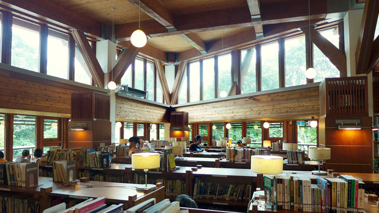 undefinedInterior of Beitou branch library, Taipei