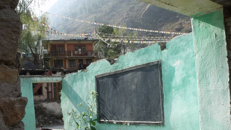 undefinedDevastation in Nepal