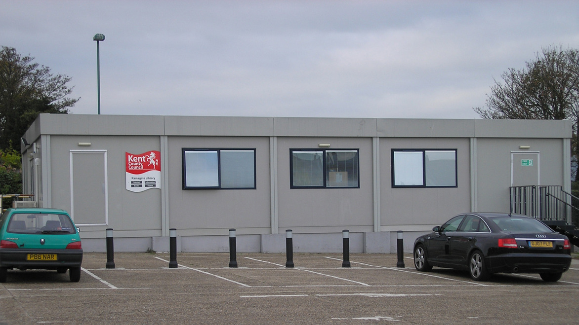 Ramsgate Library Building Car Park Portacabin Site Office