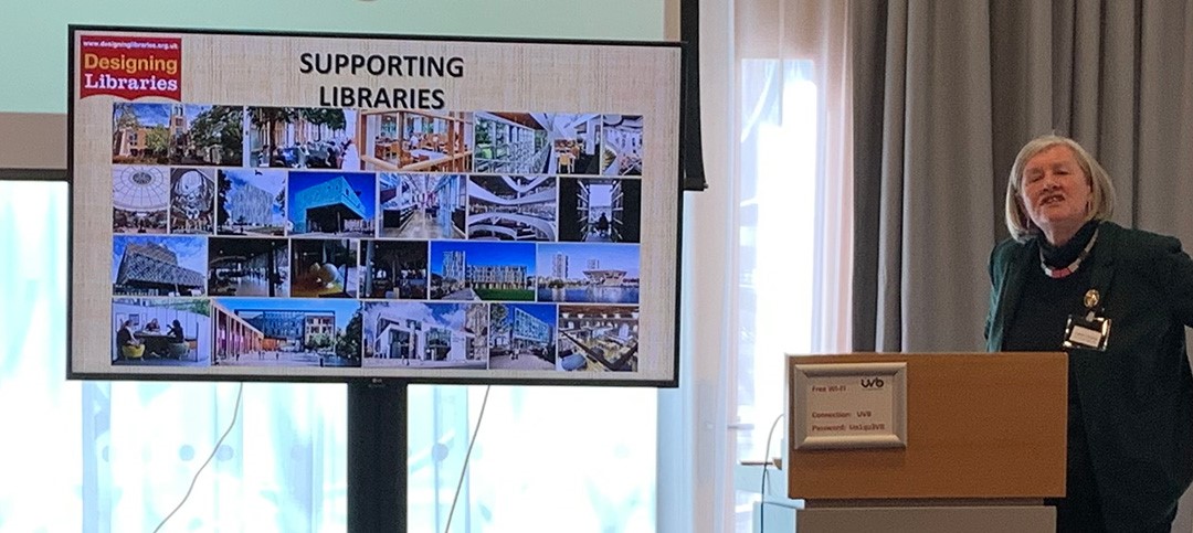 Karen Latimer  - Presenting at the Designing Libraries Round Table event