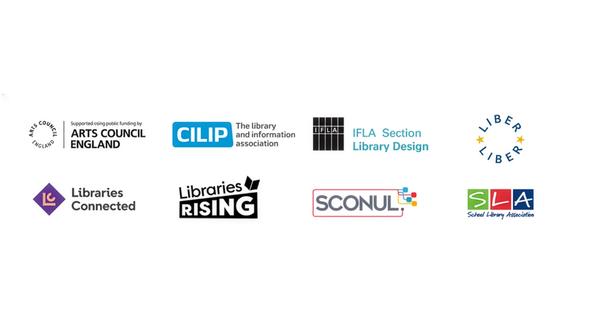 Designing Libraries partners banner