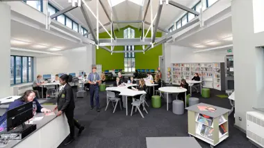 Idsall School Library Shropshire