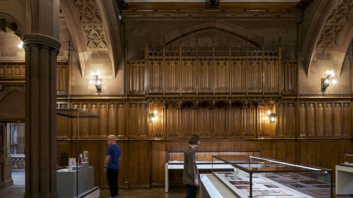 John Rylands Library, Manchester interior artefacts