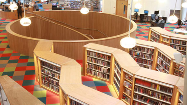 Canada Water Library interior