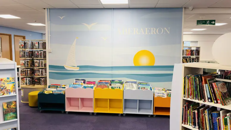 Aberaeron Library, Ceredigion, Wales