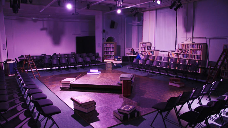 Arts Space theatre set-up