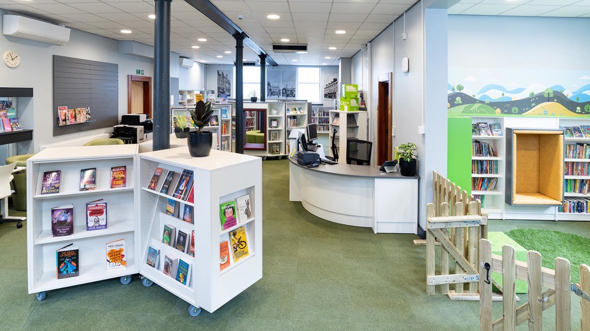 Corwen Library Interior