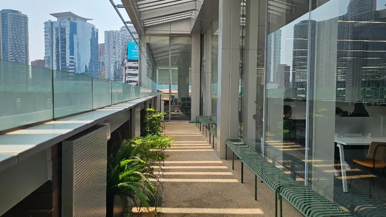 The Hong Kong Polytechnic University Library New Extension Floor