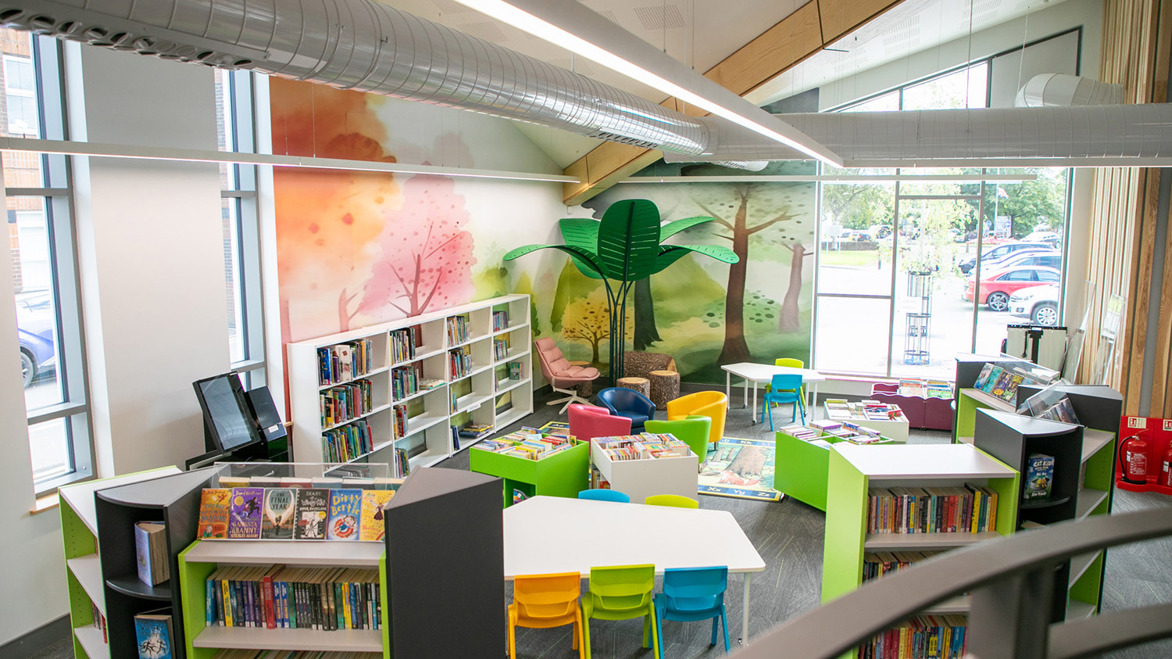 Ballymoney Children's Library corner