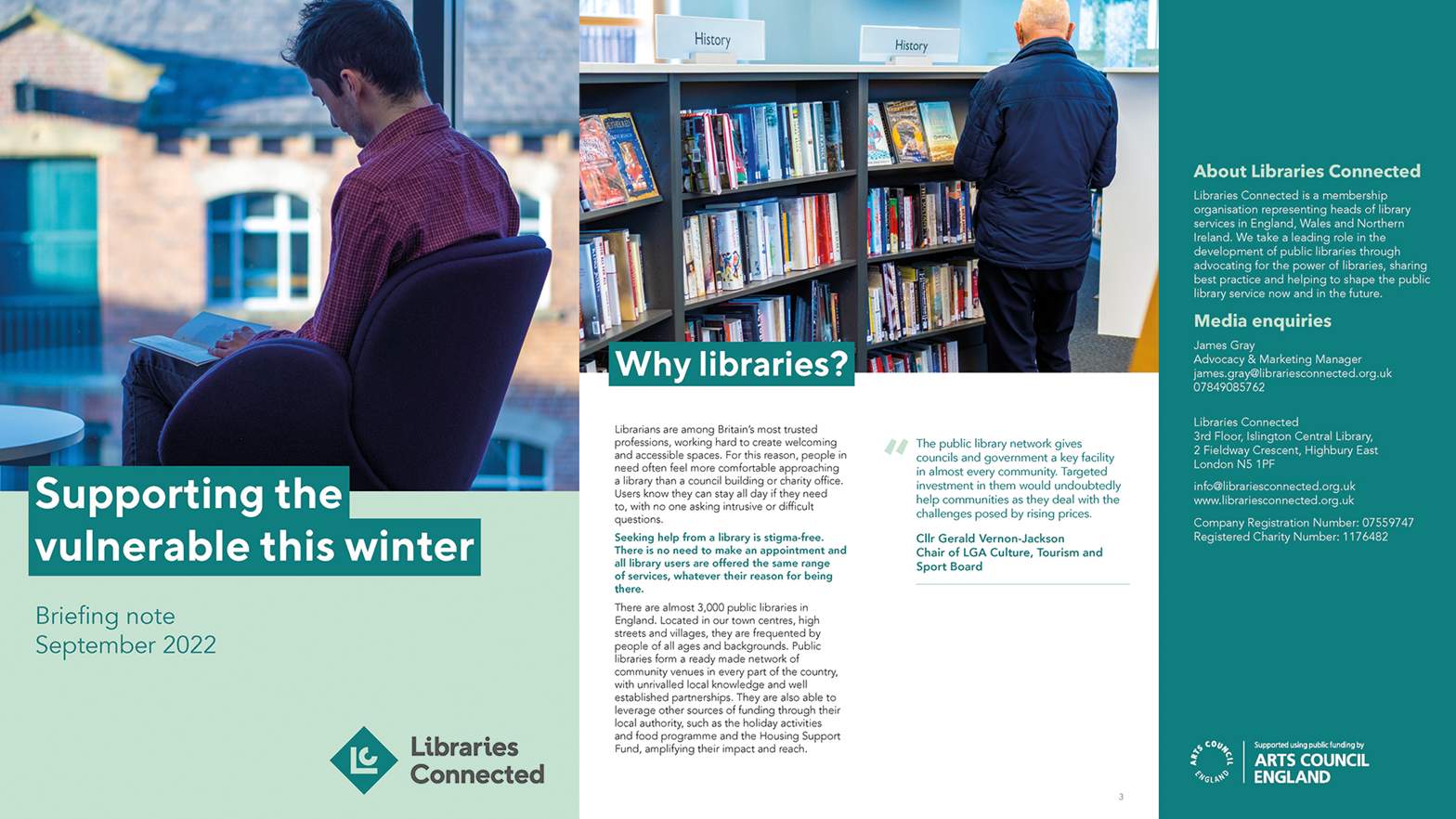 undefinedA briefing paper written by Libraries Connected on supporting the vulnerable this winter