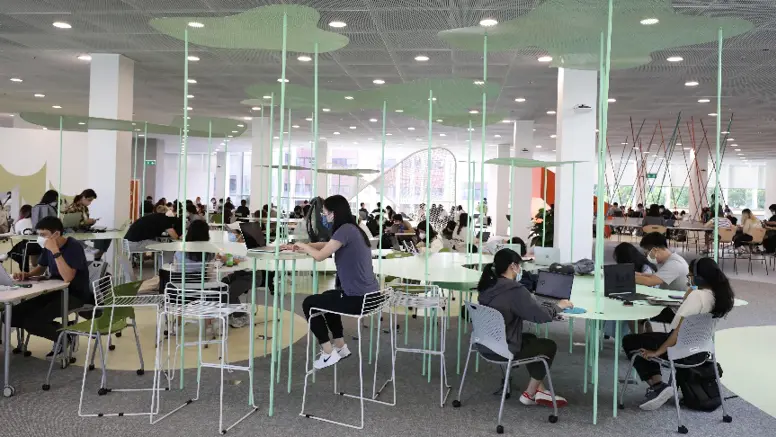 The Hong Kong Polytechnic University Library New Extension Floor