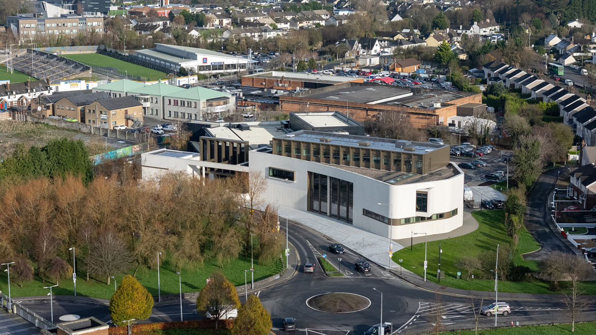 Aerial View of De Valera Library