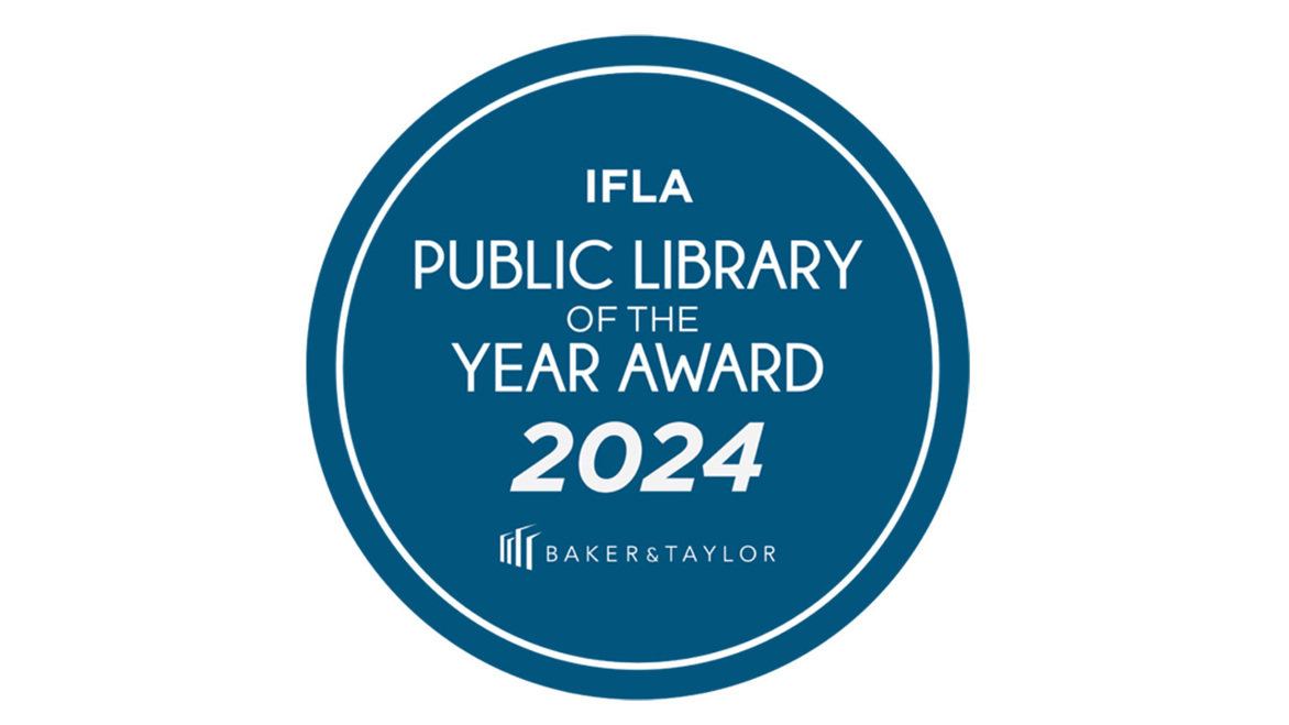 IFLA/Baker & Taylor Public Library of the Year Award 2024 logo