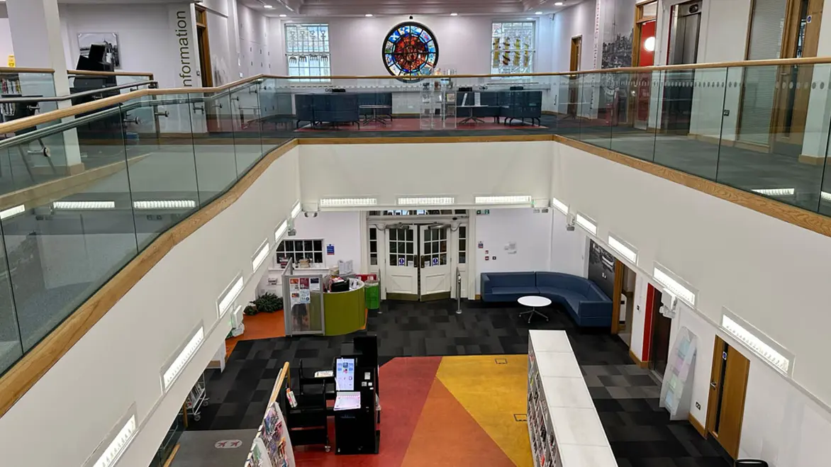 Inside Ramsgate Library Ramsgate Library, Kent