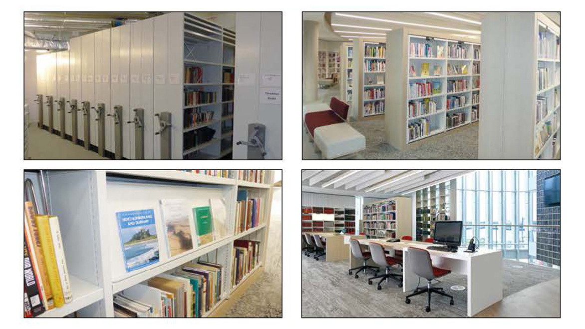 Collage of The Word library in South Shields