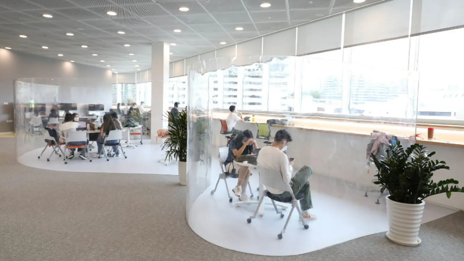 The Hong Kong Polytechnic University Library New Extension Floor