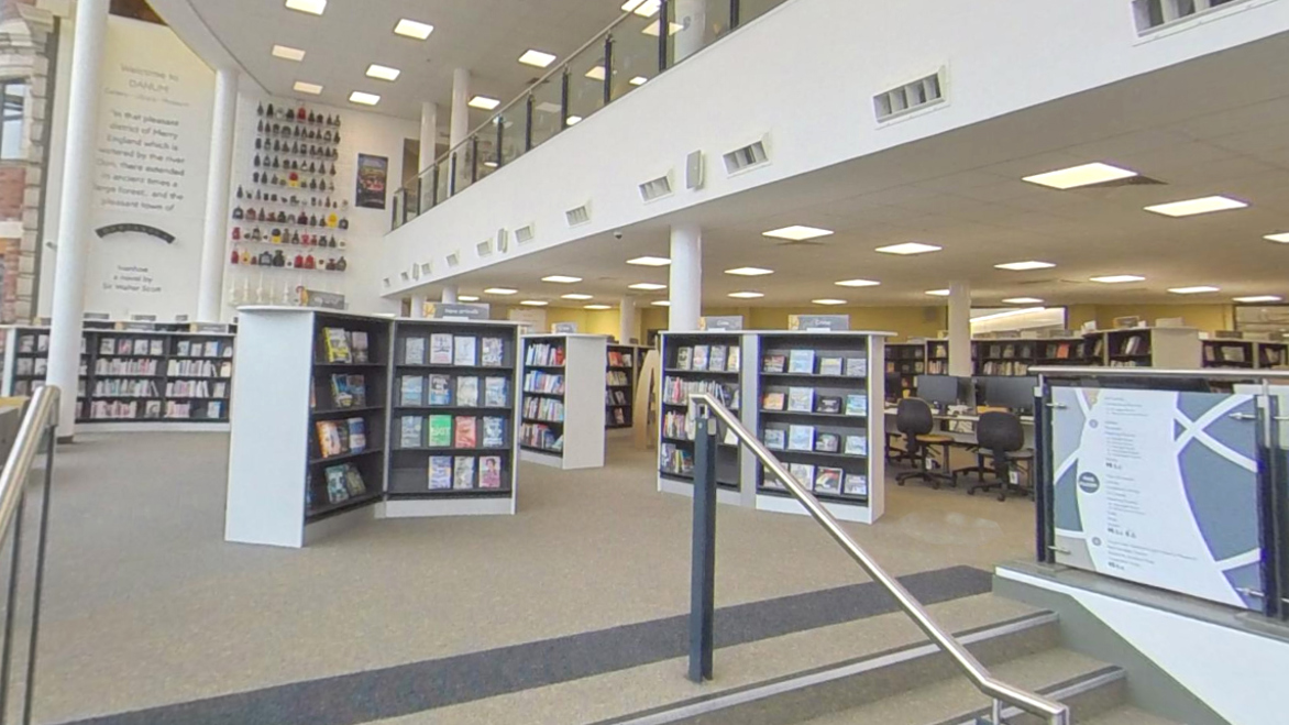 Danum Library Ground Floor View From Entrance