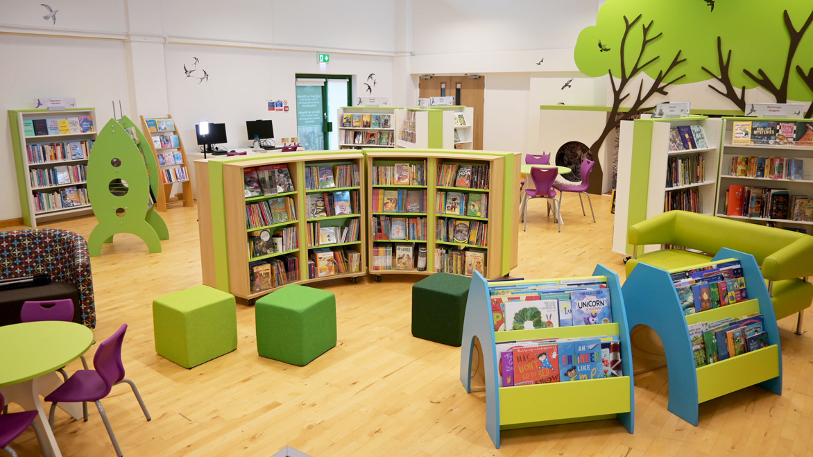 Llanrwst Library - Wales- Children's Library