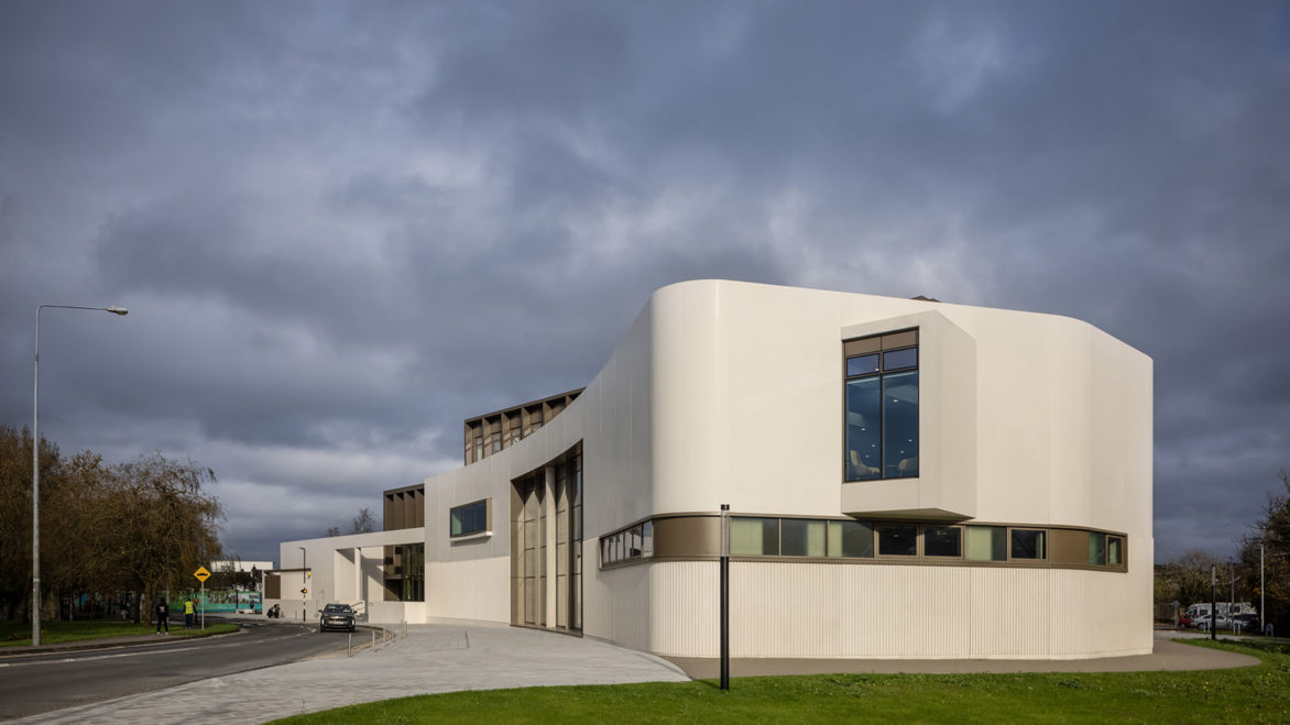 Photograph of the De Valera Library south exterior