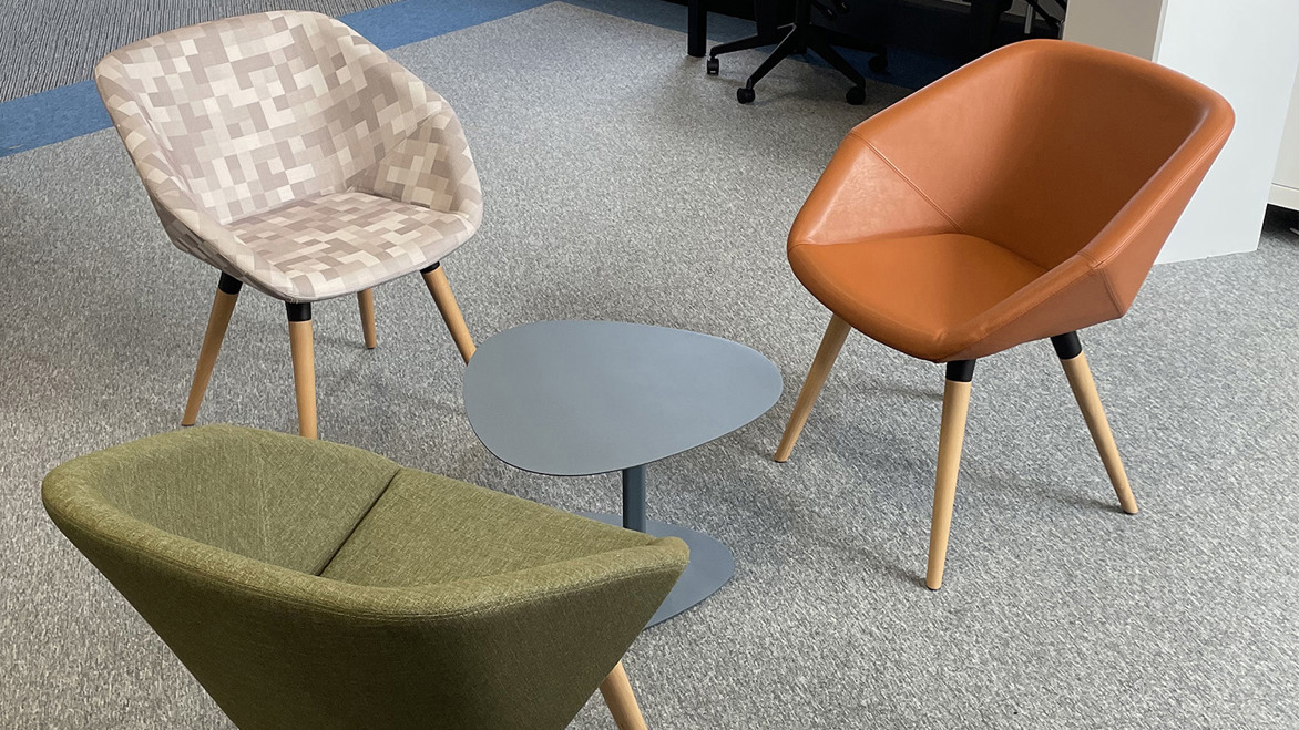 Southmead Library interior with Comfy Chairs